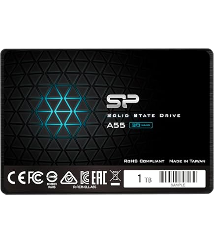 内蔵型SSD SP A55 1TB SATA-III SSD Amazon.com: Silicon Power 1TB SSD 3D NAND A55 SLC Cache